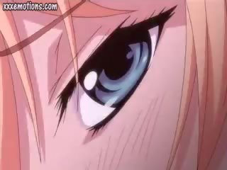 Anime pleasuring con rosa dildo