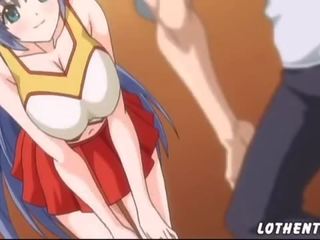Animasi pornografi porno dengan titty pemandu sorak